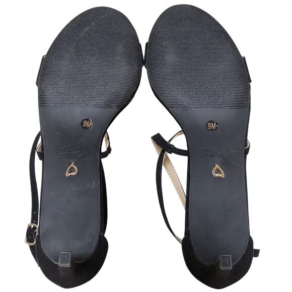Thalia Sodi Women Darria Cross Strap High Heeled Sandals Size US 9M Black - Picture 6 of 7